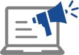 Content marketing icon blogging